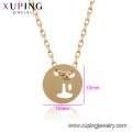 44937 Xuping 18k gold plated simple style fashion women necklace